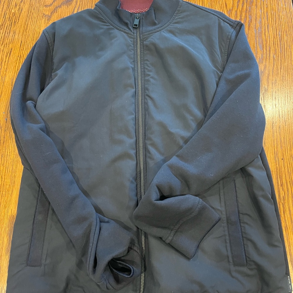 Ted Baker Blue Bomber Jacket Modern Minimalist Design